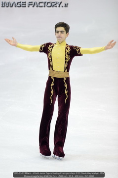 2013-03-02 Milano - World Junior Figure Skating Championships 0102 Slavik Hayrapetyan ARM